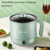 Multi-Function Electric-Cooker Mini Dormitory Student Cooking Rice Stir Frying Non-Stick Pot, 110V US Plug, White Manual Single Pot, White Manual Style with Steaming Grid, White Smart Single Pot, White Smart With Steaming Grid, Green Manual Single Pot... - Image 9
