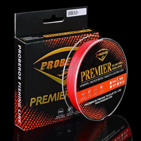 PROBEROS 8 Edited 100M Majestic Horse Fish Line, 0.4 / 6LB, 0.6 / 8LB, 0.8 / 10LB, 1.0 / 15LB, 1.5 / 20LB, 2.0 / 30LB, 3.0 / 40LB, 4.0 / 50LB, 5.0 / 60LB