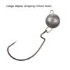 10pcs Fast Hanging Lead Pendant Lure Insertion Lead Inverted Lead, Specification: 3g, 3g, 5g, 7g, 10g, 12g, 14g, 18g, 21g - Image 4