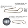10pcs Fast Hanging Lead Pendant Lure Insertion Lead Inverted Lead, Specification: 3g, 3g, 5g, 7g, 10g, 12g, 14g, 18g, 21g - Image 6