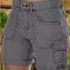 High Waist Women's Overalls Casual Pants Cotton Linen Thin Section - Image 4