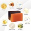 Organic Turmeric Soap Bar For Face, Kojic Acid Soap For Hyperpigmentation, Premium Japanese Formulated Kojic Soap Enriched With Vitamin C, Retinol, Collagen - Image 5