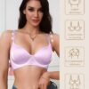 Wireless Cozy Women's Bra - Adjustable Shoulder Straps, Upward Chest Support & Adjustable Side Panels for Seamless Smooth Fit, Medium Support Everyday T-Shirt Bra, Elegant White, Mother’s Day Gift, Sleek Design, Durable Comfort, No Underwire - Image 10