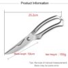 10 inch Kitchen Poultry Fish Chicken Bone Stainless Steel Cutter Cook Gadget Shear, Gift Box Package - Image 7