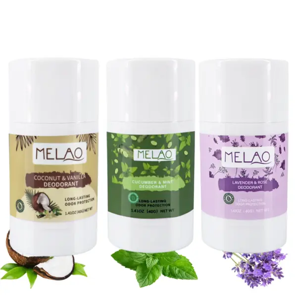 MELAO Deodorant | Natural Deodorant for Men and Women, Aluminum Free with Baking Soda, Probiotics, Coconut Oil and Shea Butter - AliExpress