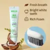 KeLeek Coconut Oil and Baking Soda Stain Removal and Whitening Fluoride Free Toothpaste - Suitable for Smokers 105g/3.7oz - AliExpress - Image 2