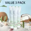 KeLeek Coconut Oil and Baking Soda Stain Removal and Whitening Fluoride Free Toothpaste - Suitable for Smokers 105g/3.7oz - AliExpress - Image 5