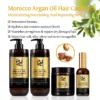 Morocco Argan Oil Shampoo Conditioner Hair Mask Treatment Deep Repairing Damage Dry Scalp Cleaning PURC Hair Care 500ML Shampoos - Image 2