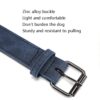JINMAOHOU Dogs Double-Layer Leather Collar, XS 34x1.7cm, S 39x2.2cm, M 49x2.7cm, L 59x3.2cm - Image 3