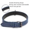 JINMAOHOU Dogs Double-Layer Leather Collar, XS 34x1.7cm, S 39x2.2cm, M 49x2.7cm, L 59x3.2cm - Image 4