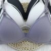 3pcs Elegant Solid Color Bras, No Underwire, Adjustable Straps - Image 3