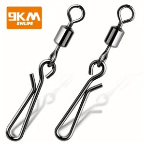 50pcs Fishing Swivels Snaps